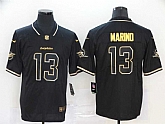 Nike Dolphins 13 Dan Marino Black Gold Vapor Untouchable Limited Jersey,baseball caps,new era cap wholesale,wholesale hats